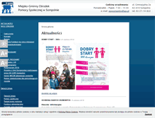 Tablet Screenshot of mgops.sompolno.pl